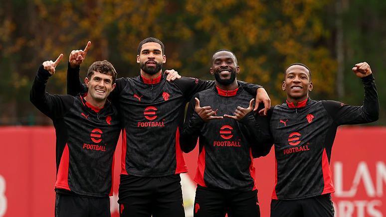 Pulisic. Loftus-Cheek. Tomori and Estupinian at Training