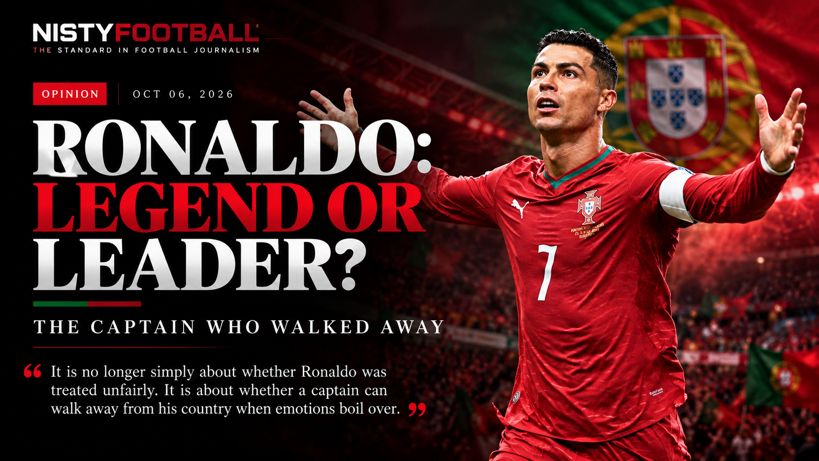 Ronaldo, Jorge Jesus and the Battle for Portugal’s Soul